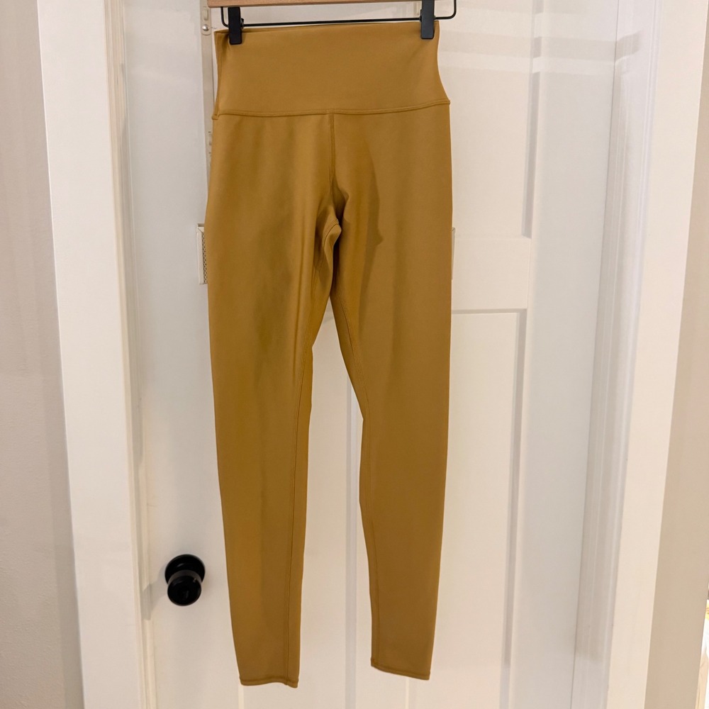 Alo Yoga Womens Airlift High Waist Leggings Size M Copper Tan